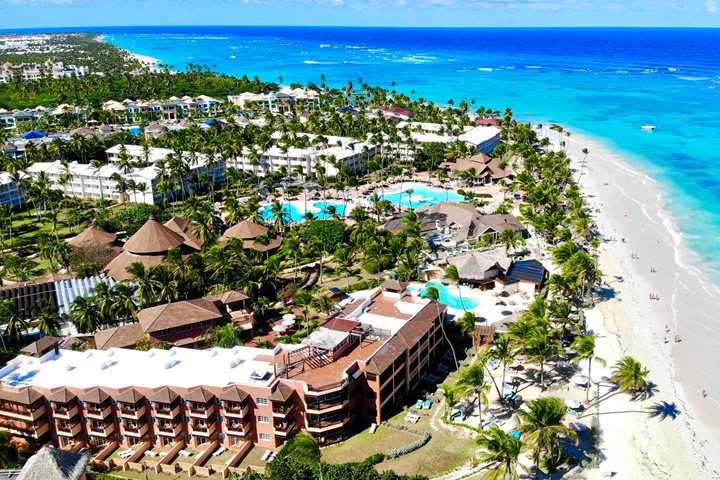 Vue aérienne, VIK hotel Arena Blanca, Punta Cana