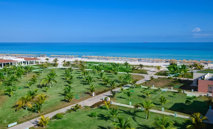 Vue aérienne, Grand Aston Cayo Paredón, Cayo Paredón