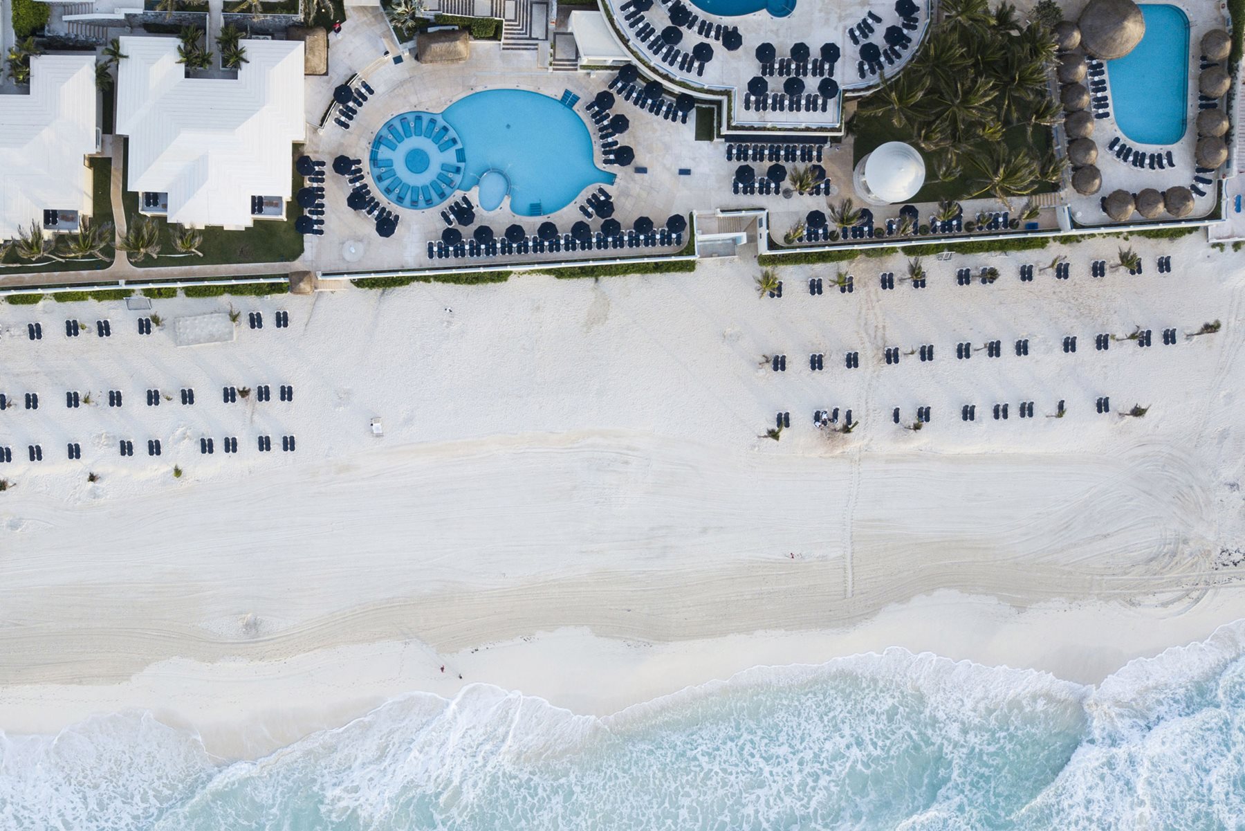 Vue aérienne, Occidental Tucancun, Cancun