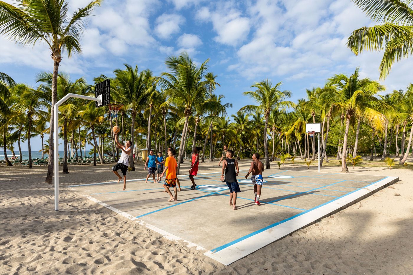 Basketball, Playabachata Spa Resort, Puerto Plata