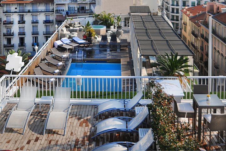 Rooftop Terrace, Splendid Hôtel & Spa, Nice