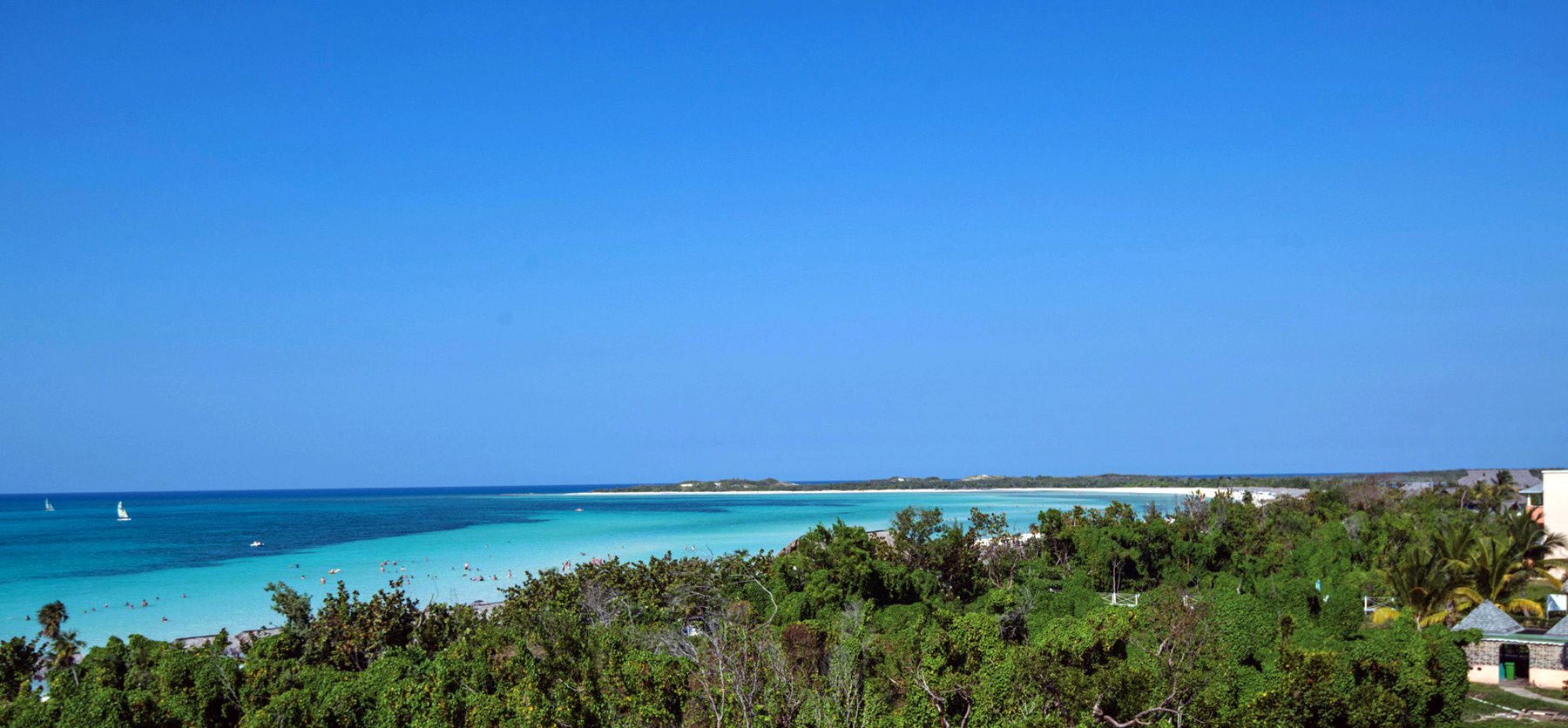 Aerial, Hotel Playa Paraiso, Cayo Coco