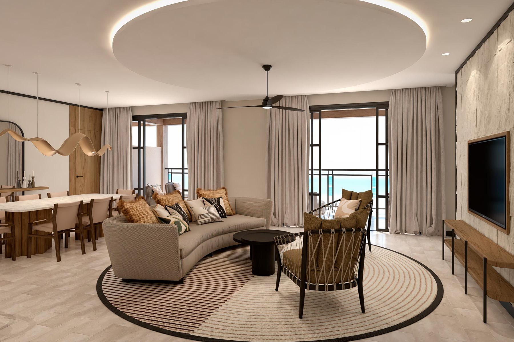 Suite présidentielle face à la mer Preferred Club, Secrets Playa Esmeralda Resort & Spa