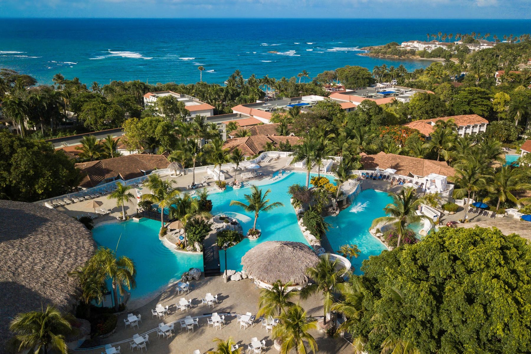 Aerial view, Cofresi Palm Beach and Spa Resort, Puerto Plata