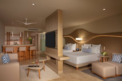 Suite Junior Allure Live Big vue lagune lits doubles, Breathless Cancun Soul Resort and Spa