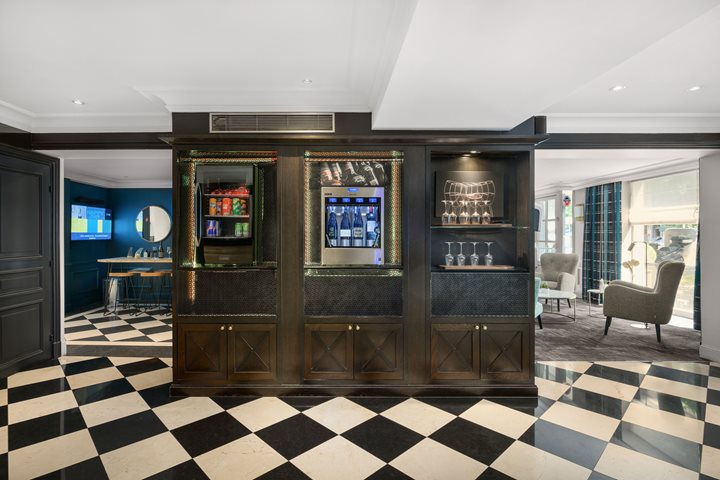 Beverage and Wine dispenser, Hôtel Le Royal Rive Gauche, Paris