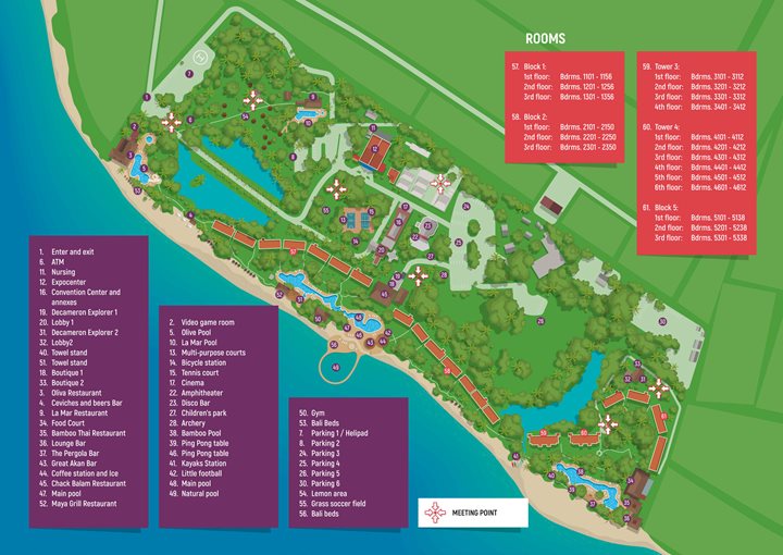 Royal Decameron Salinitas - Hotel plan