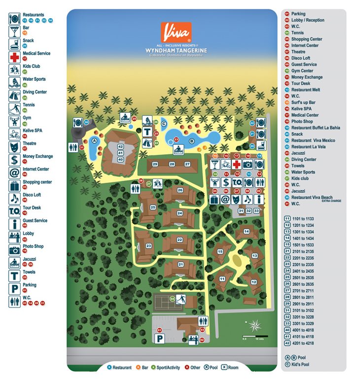 Viva Tangerine by Wyndham - Hotel plan