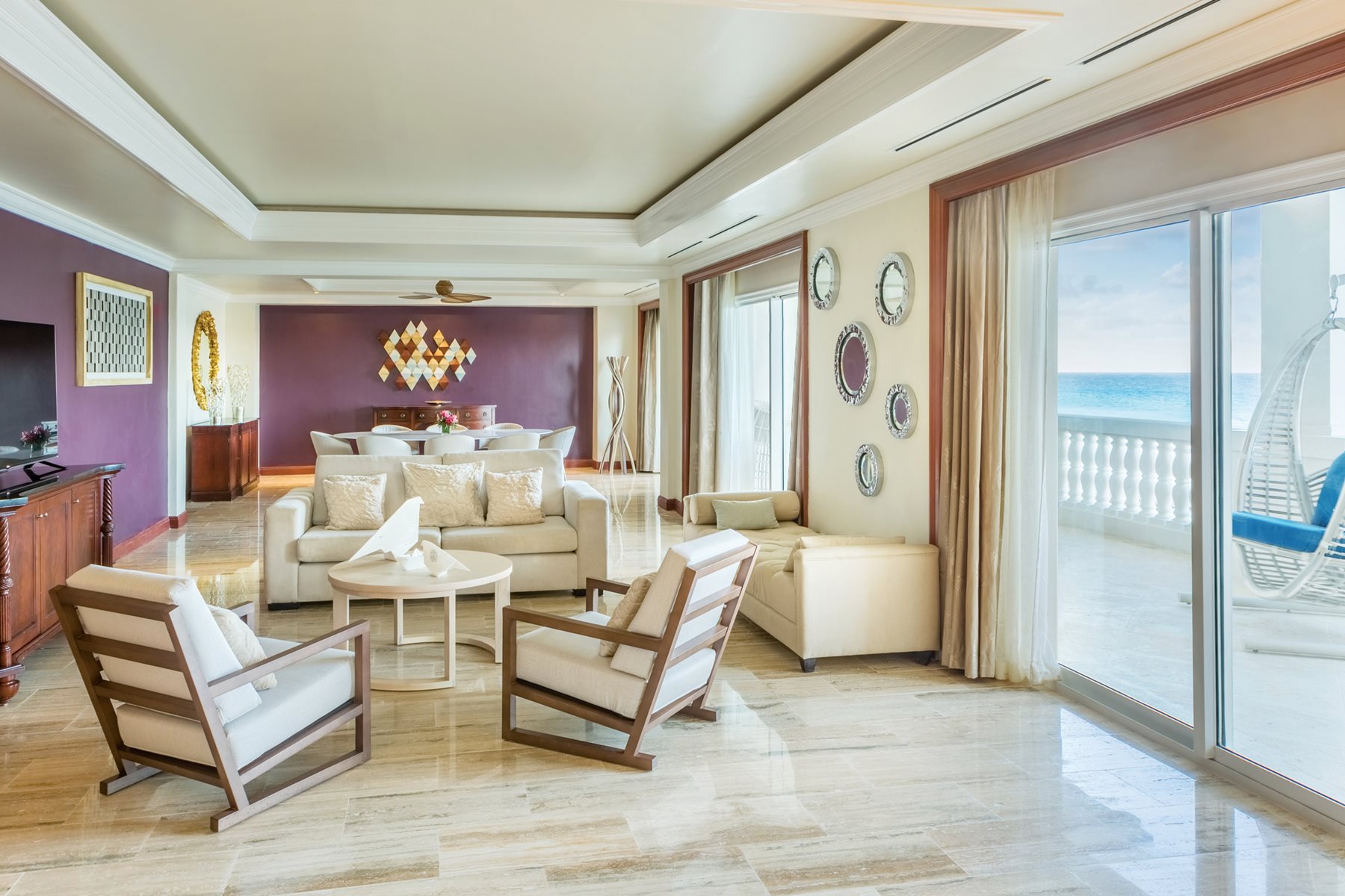 Living Room - Presidential Suite, Hyatt Ziva Rose Hall