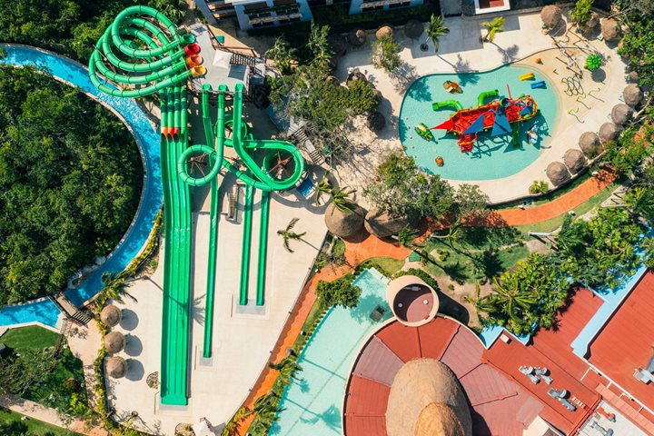 Aerial, Iberostar Selection Paraiso Lindo, Riviera Maya