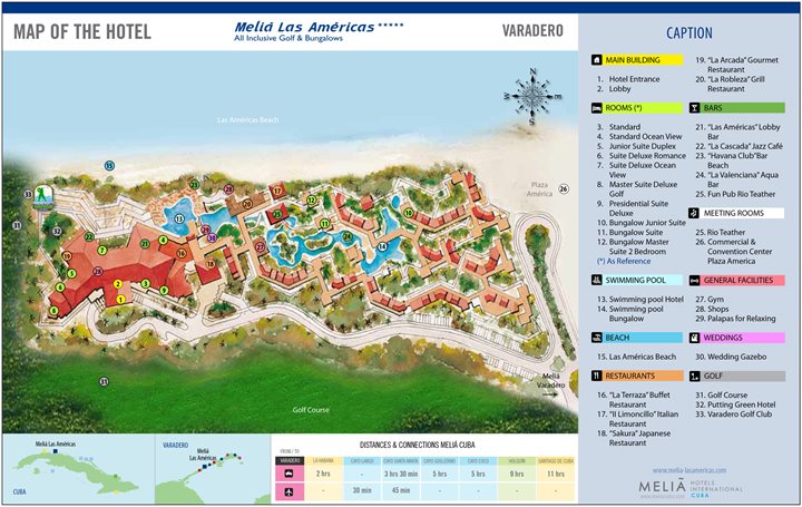 Meliá Las Américas - Hotel plan