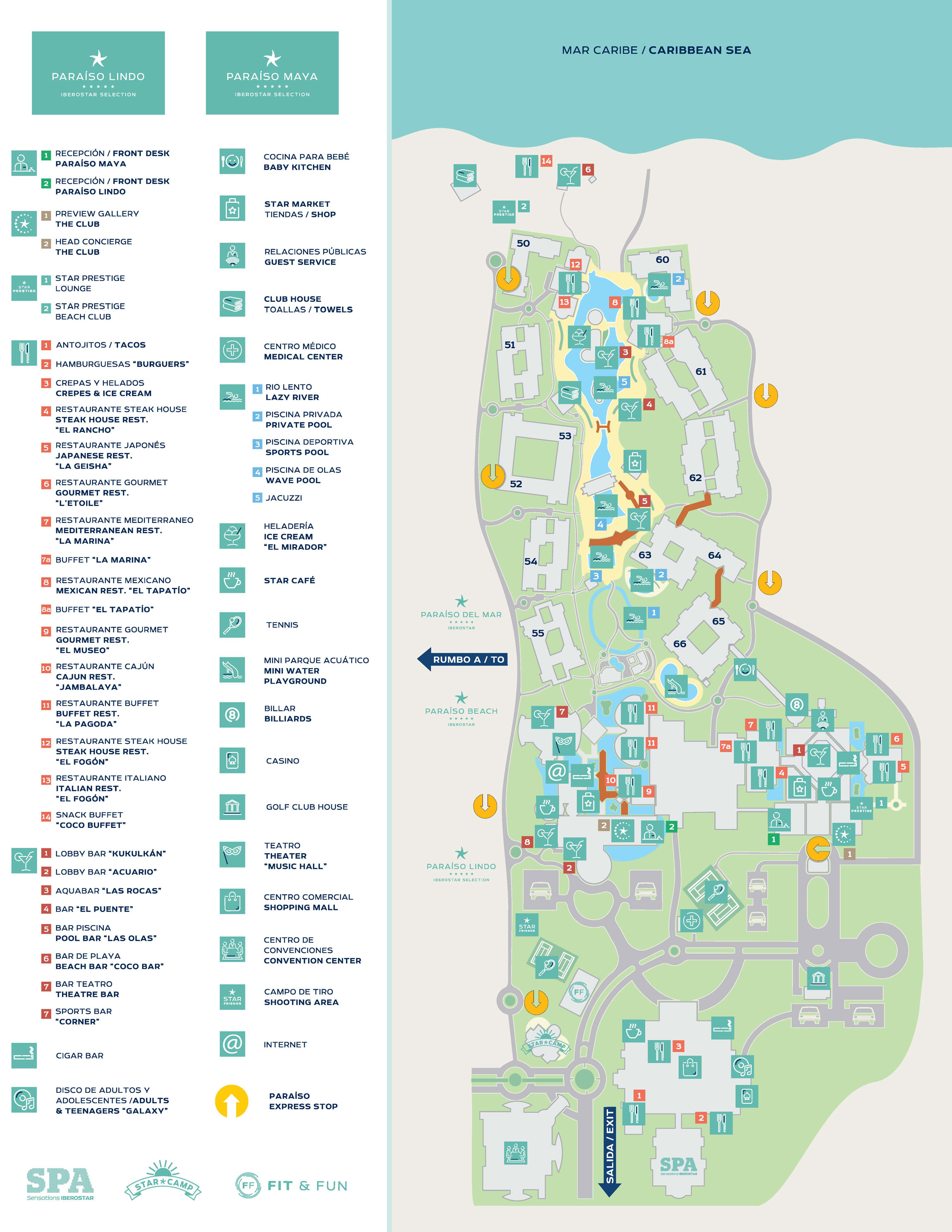 Iberostar Quetzal Map