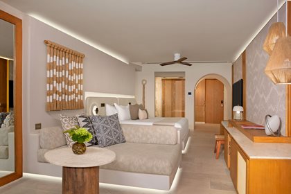 Collection Grand Luxe Signature Suite Junior très grand lit, Impression Isla Mujeres by Secrets