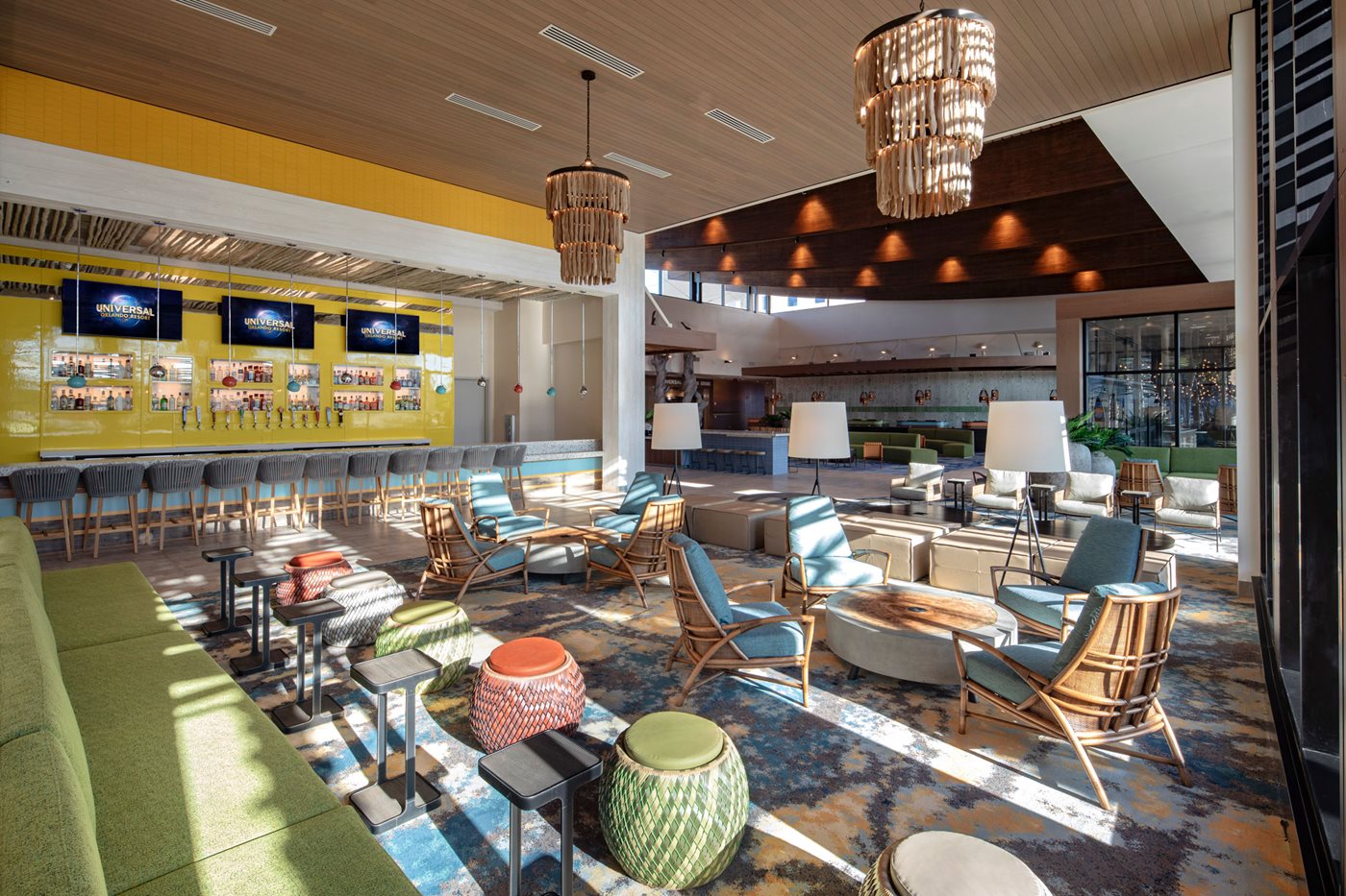 Lobby Bar The Sunset Lounge, Universal's Endless Summer Resort - Dockside Inn and Suites