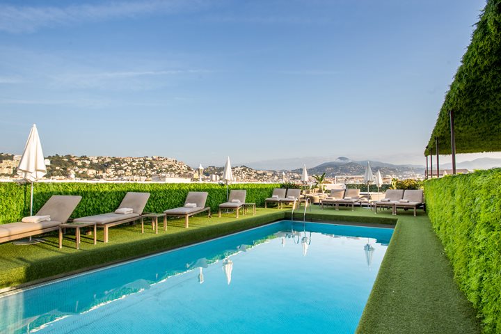 Rooftop Pool, Splendid Hôtel & Spa, Nice