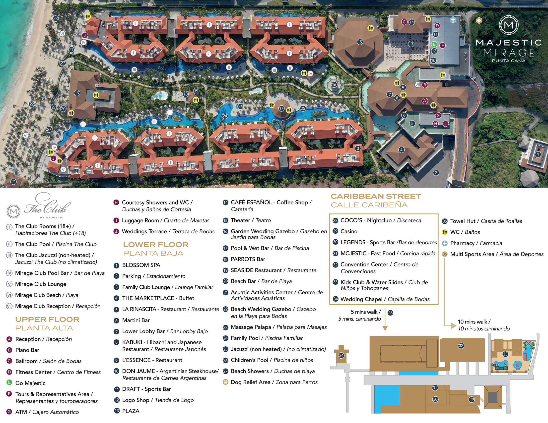 Excellence Punta Can A Resort Map - Majestic Mirage Resort Map.aspx