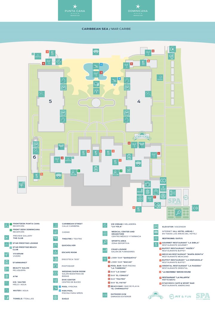 Iberostar Waves Dominicana - Hotel plan
