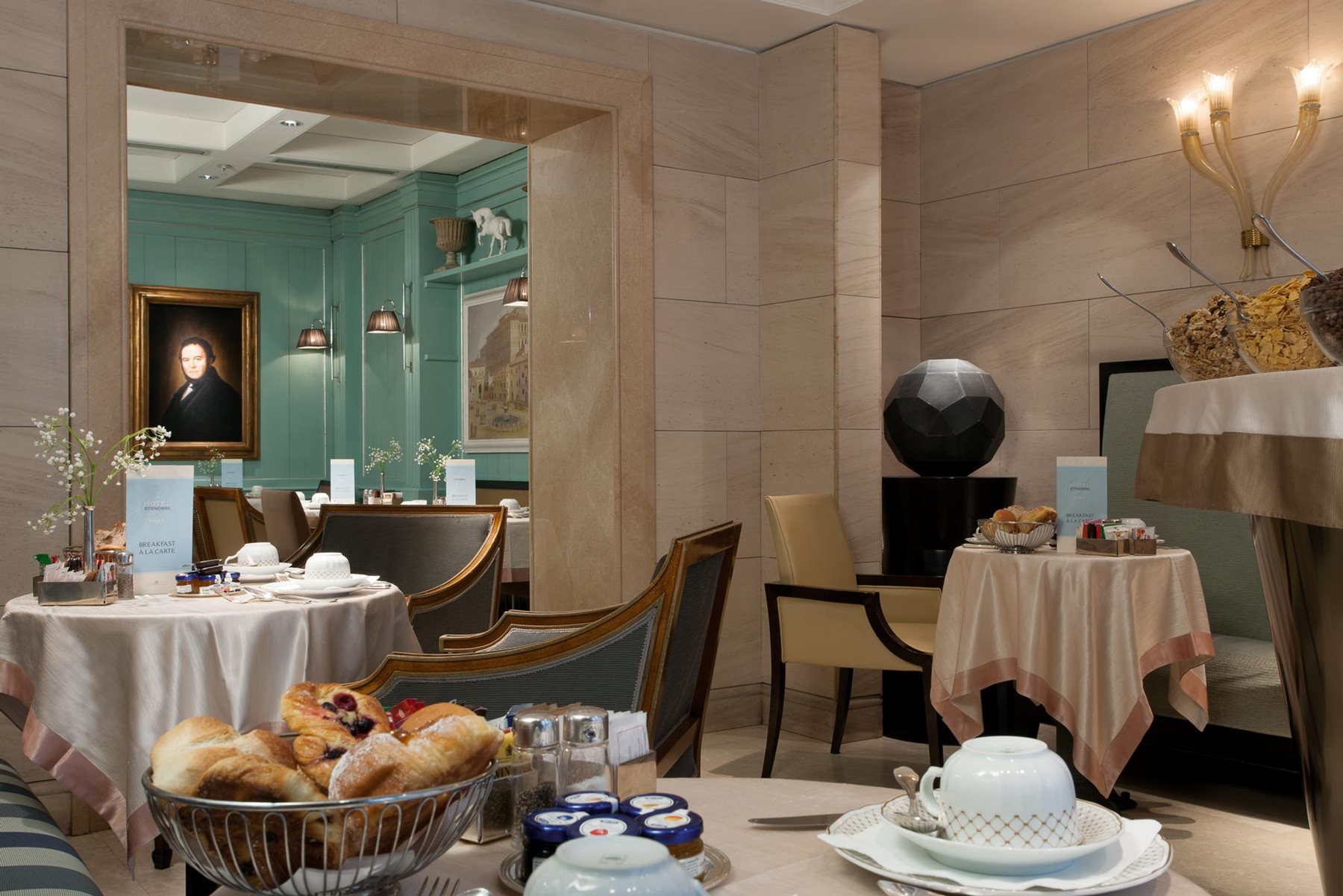 Italian buffet, Hotel Stendhal