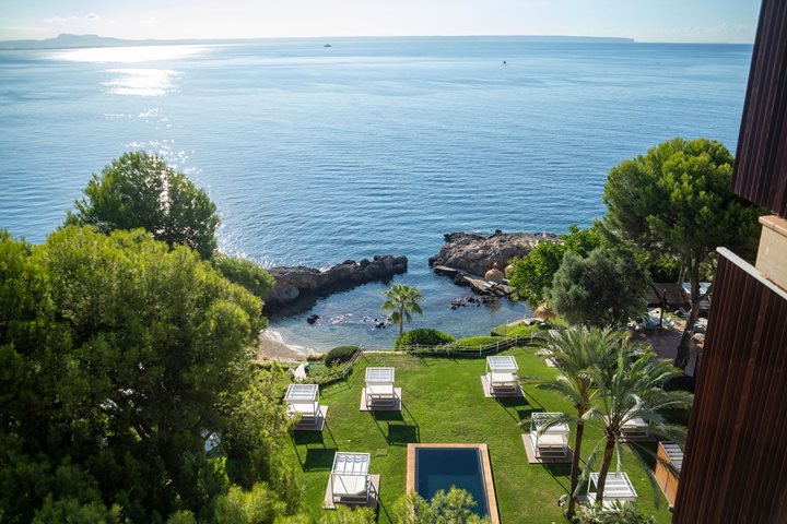 Vue aérienne, Hotel de Mar Gran Meliá, Majorque