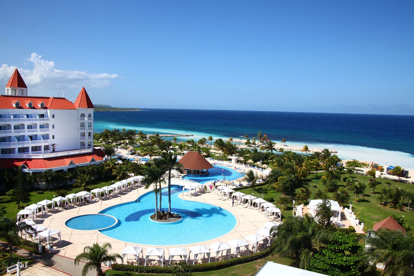 Vue aérienne, Bahia Principe Grand Jamaica, Runaway Bay