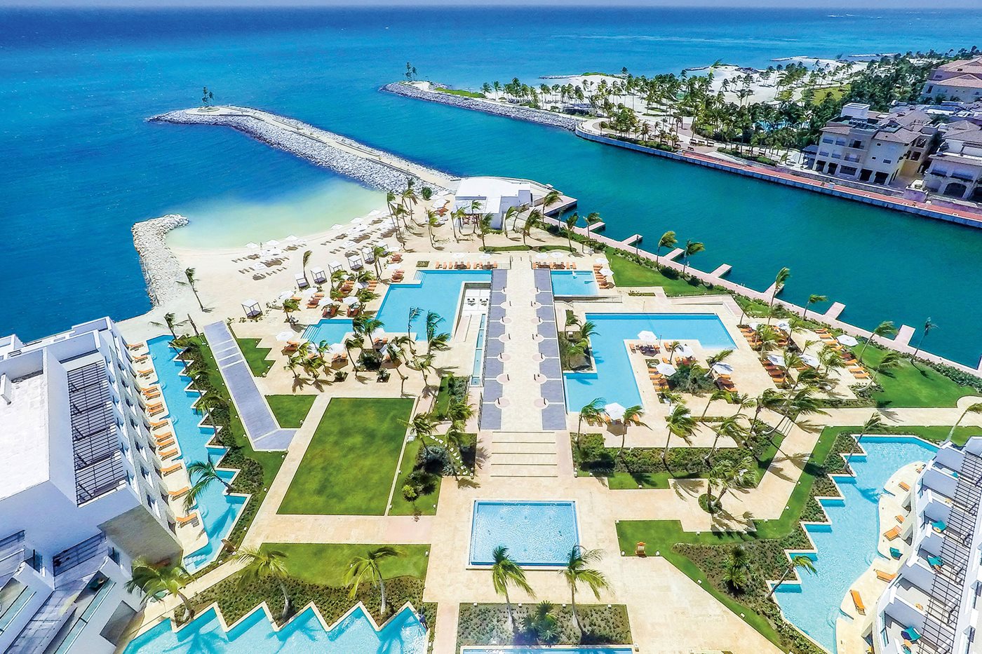 Aerial, TRS Cap Cana Waterfront & Marina Hotel, Punta Cana