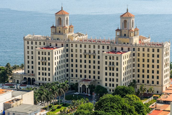 Vue aérienne, Hôtel Nacional, La Havane