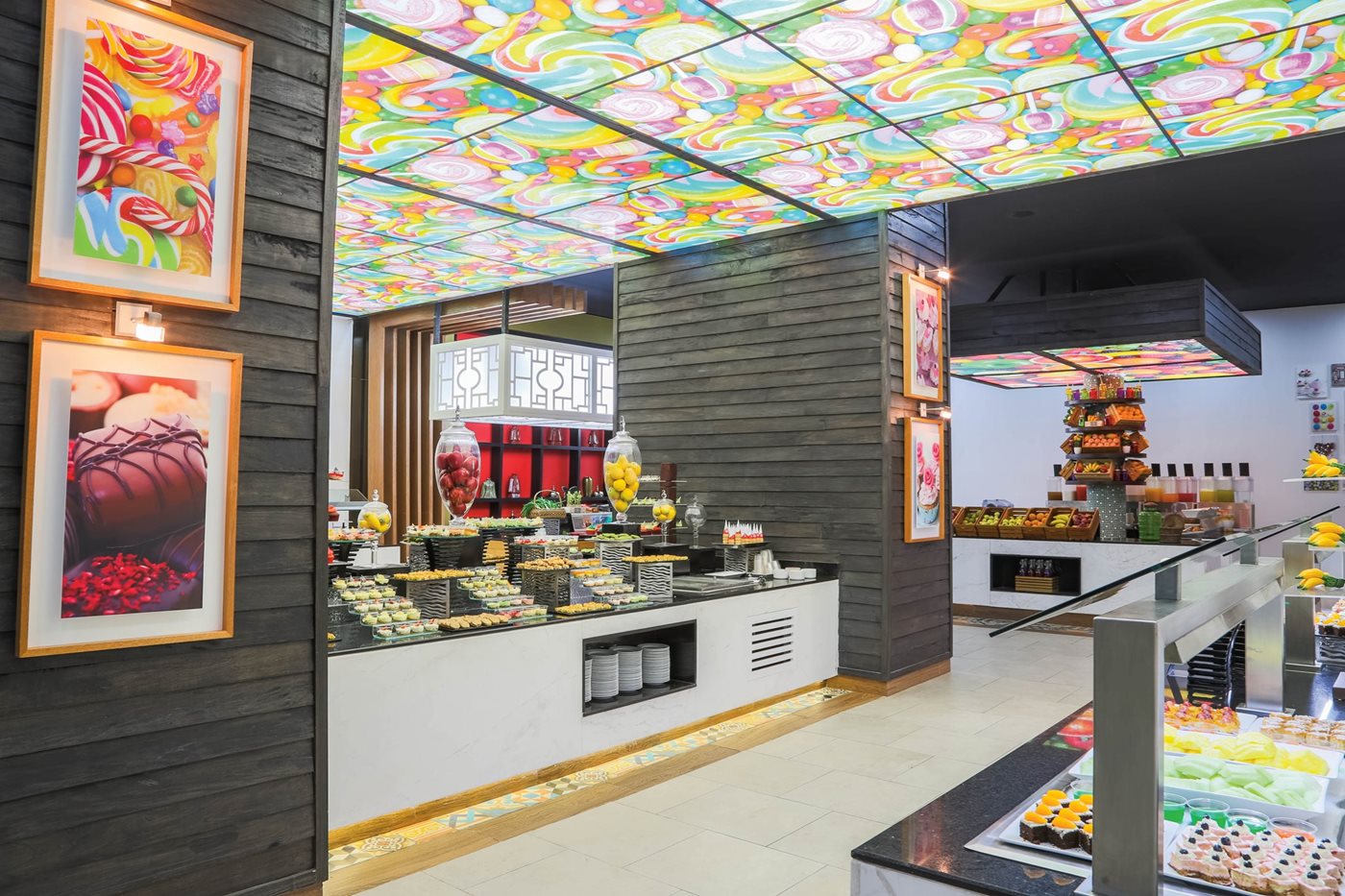 Buffet de fruits et sucreries, Sandos Playacar