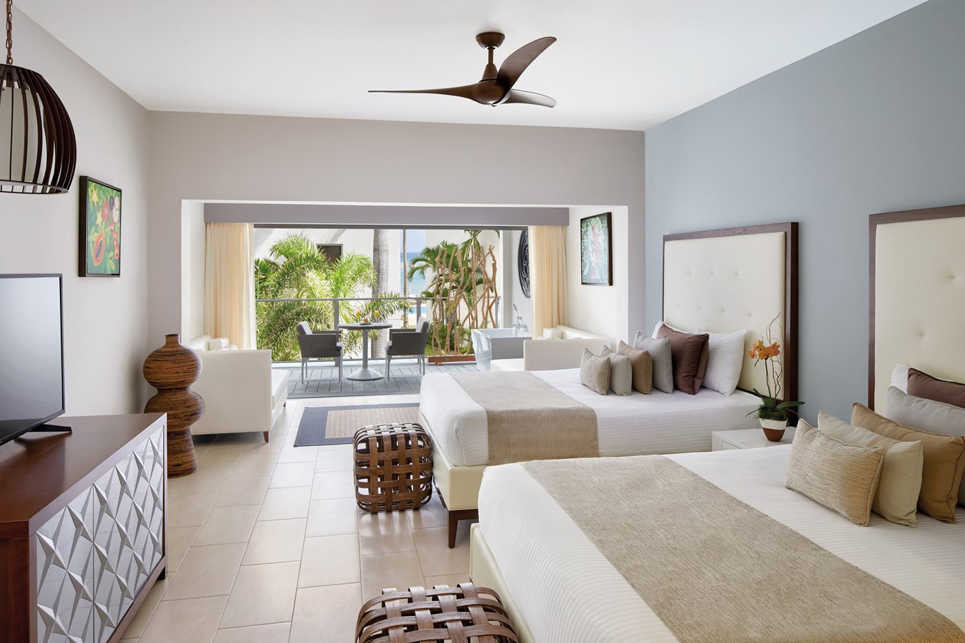 Junior Suite Double Tropical View, Zoëtry Montego Bay Jamaica