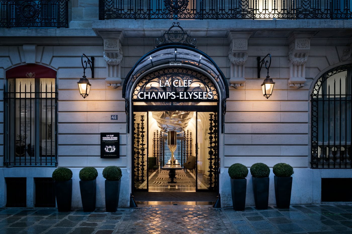 Façade de l'hôtel, La Clef Champs-Élysées Paris