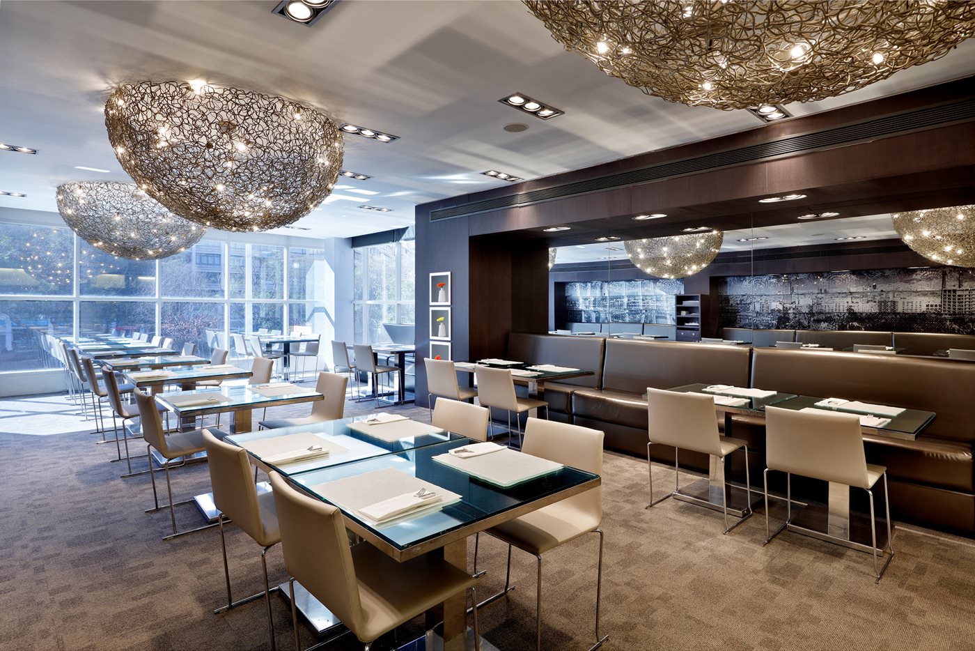 Salle à petit déjeuner, Melia Barcelona Sarria