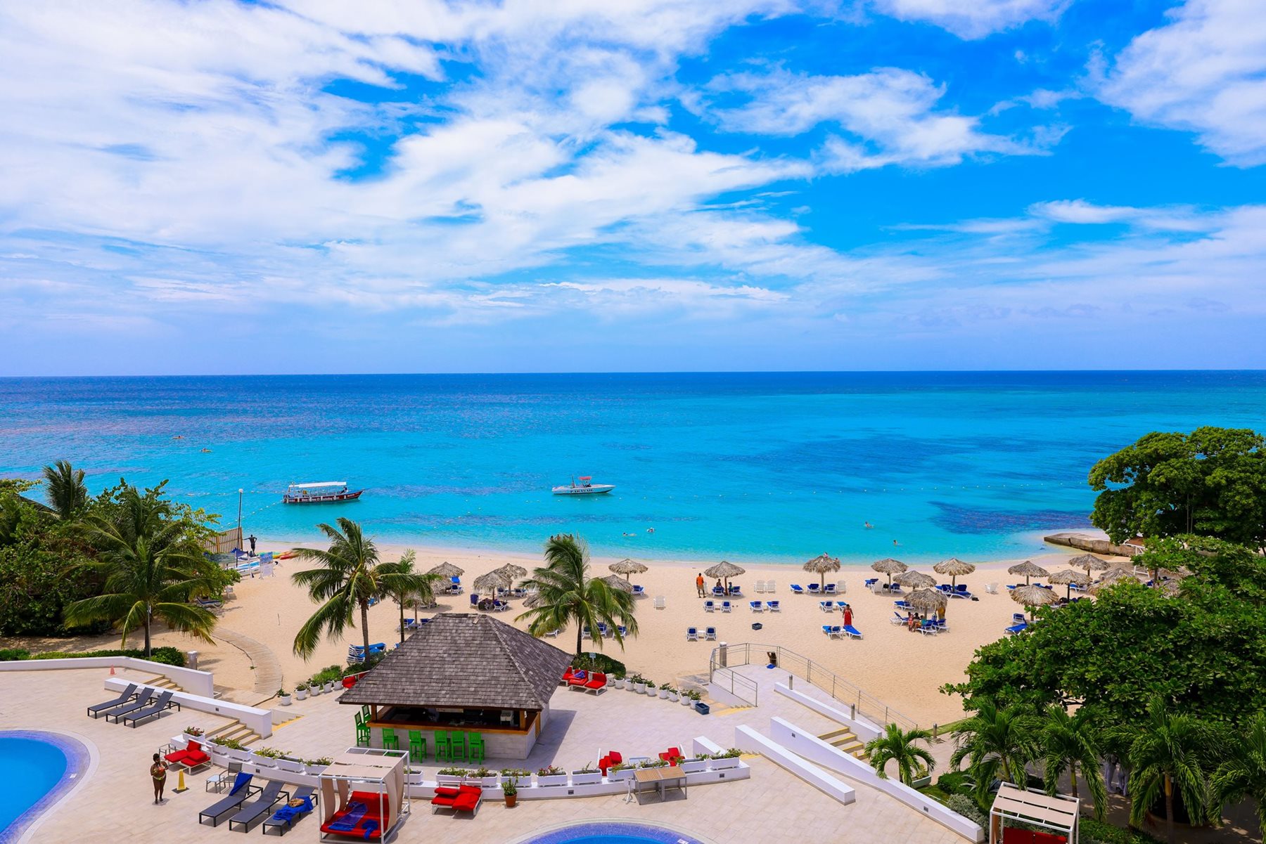 Aerial view, Grand Decameron Cornwall Beach, A Trademark All-Inclusive Resort, Montego Bay