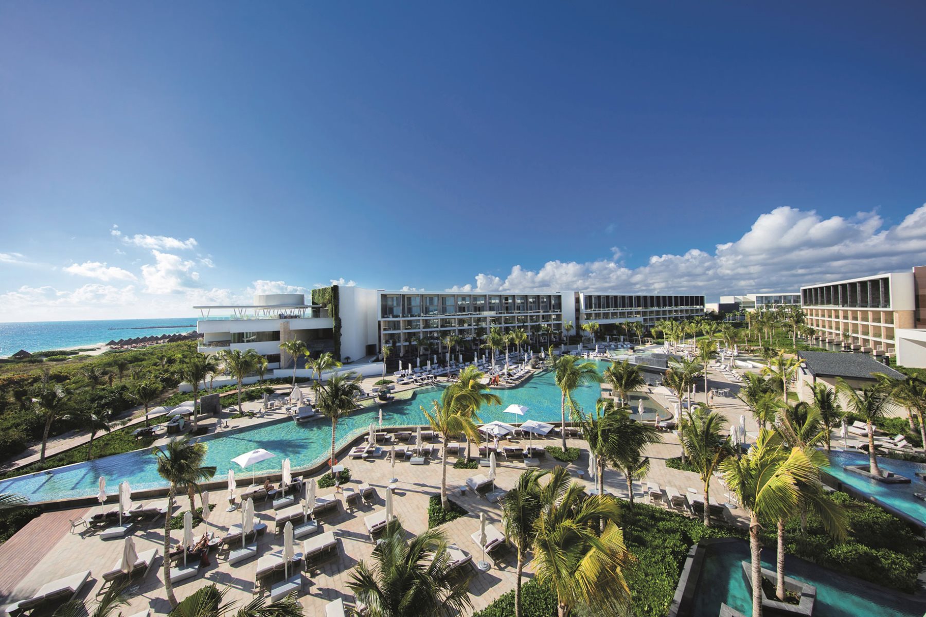 Aerial, TRS Coral Hotel, Cancun