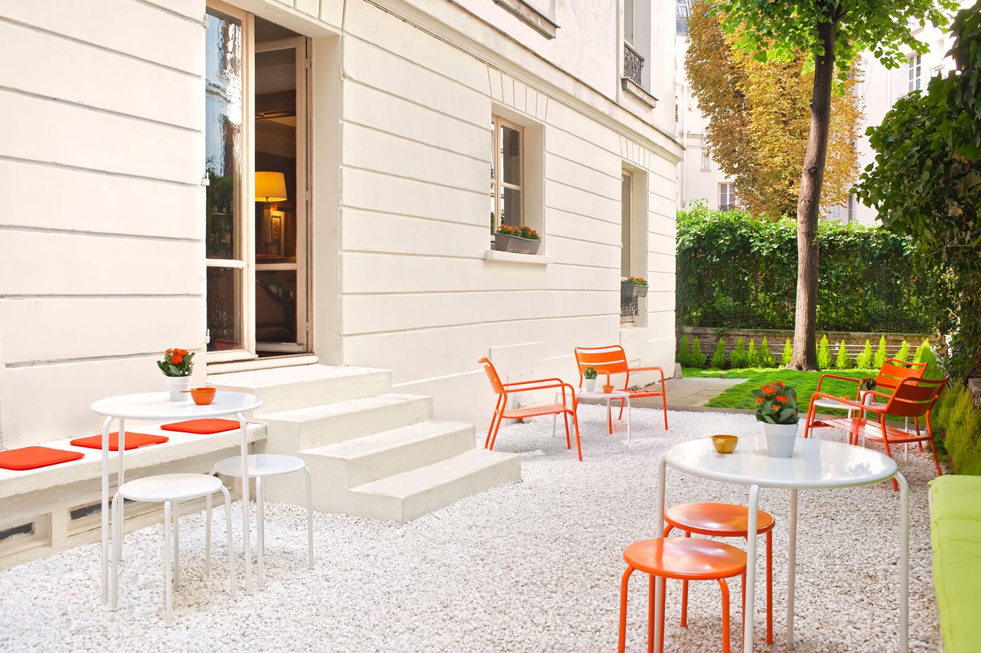 Jardin de l'hôtel, Melia Paris Champs Elysées, Paris