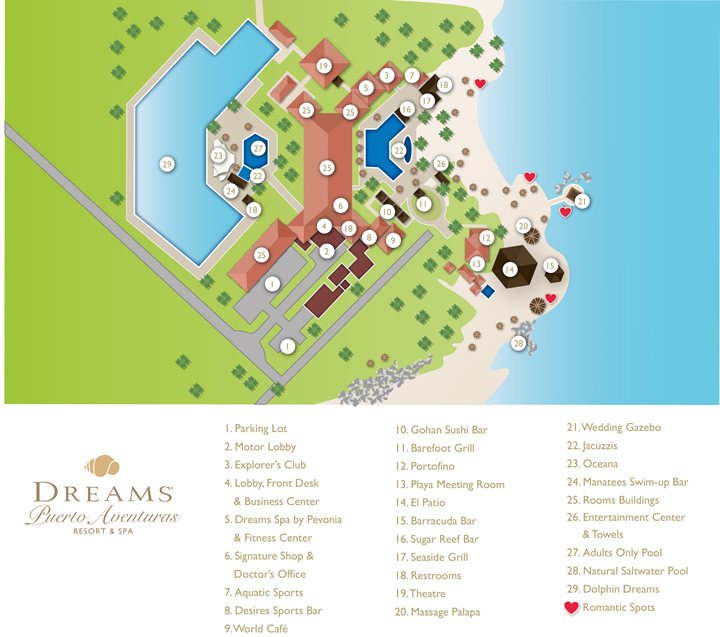 Dreams Aventuras Riviera Maya - Hotel plan