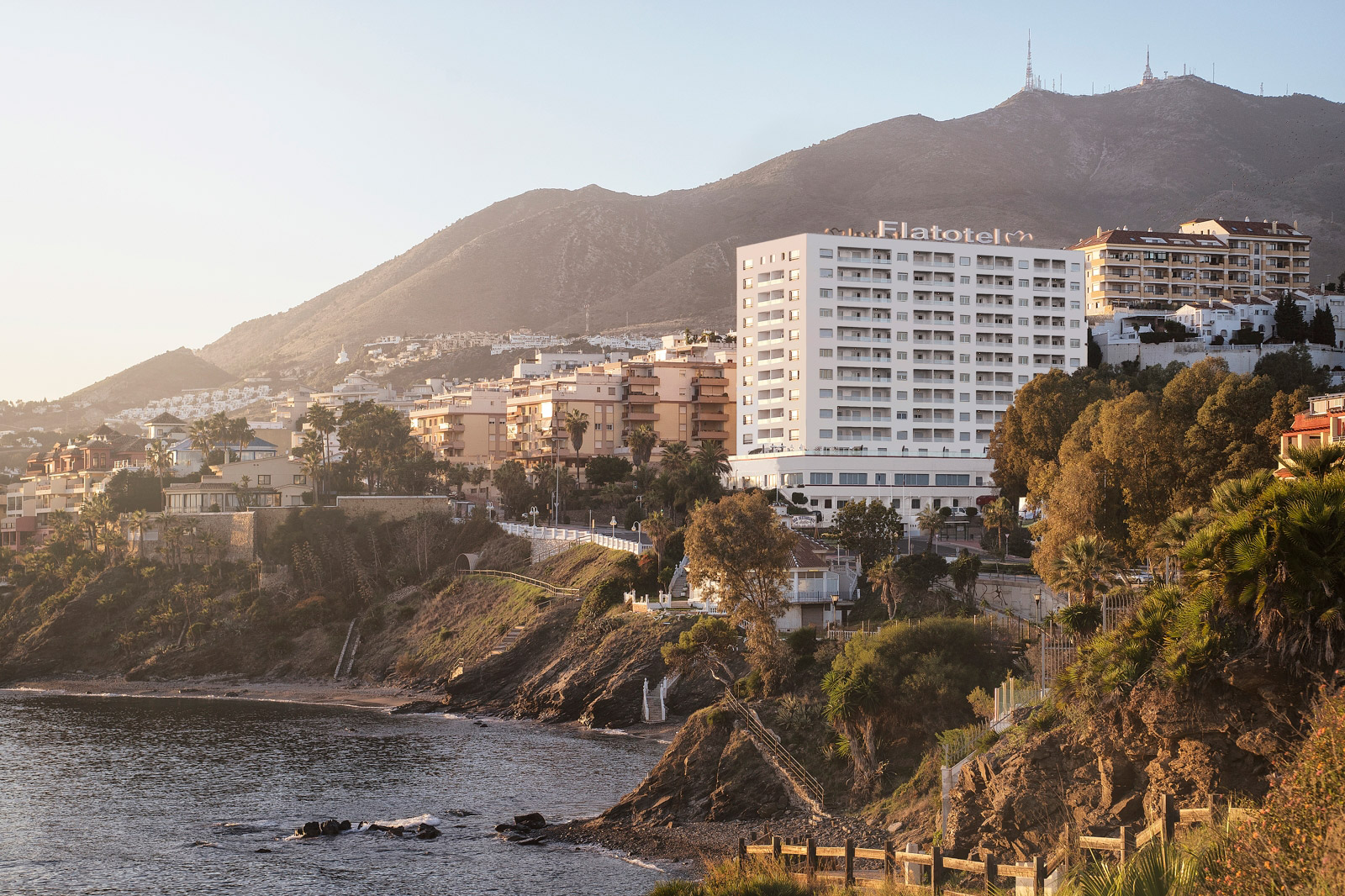 Aerial, First Flatotel Apartments, Benalmadena