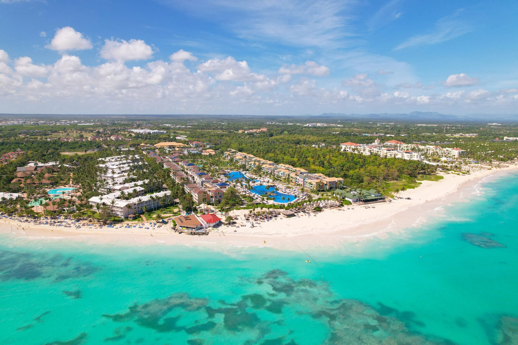 Vue aérienne, Ocean Blue & Sand, Punta Cana