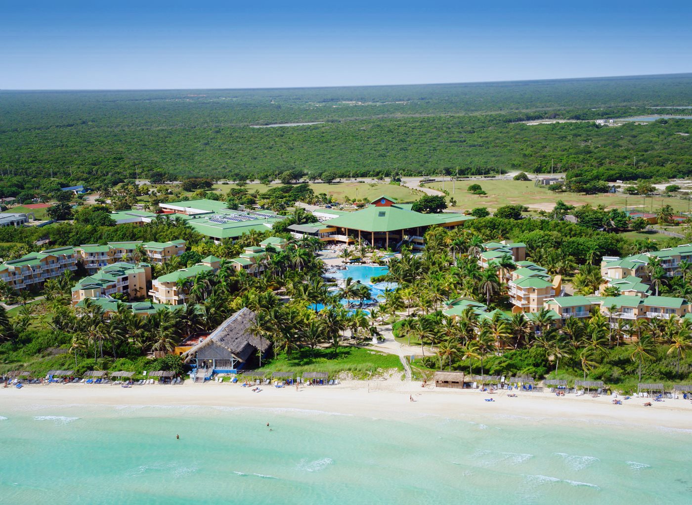 Vue aérienne, Tryp Cayo Coco