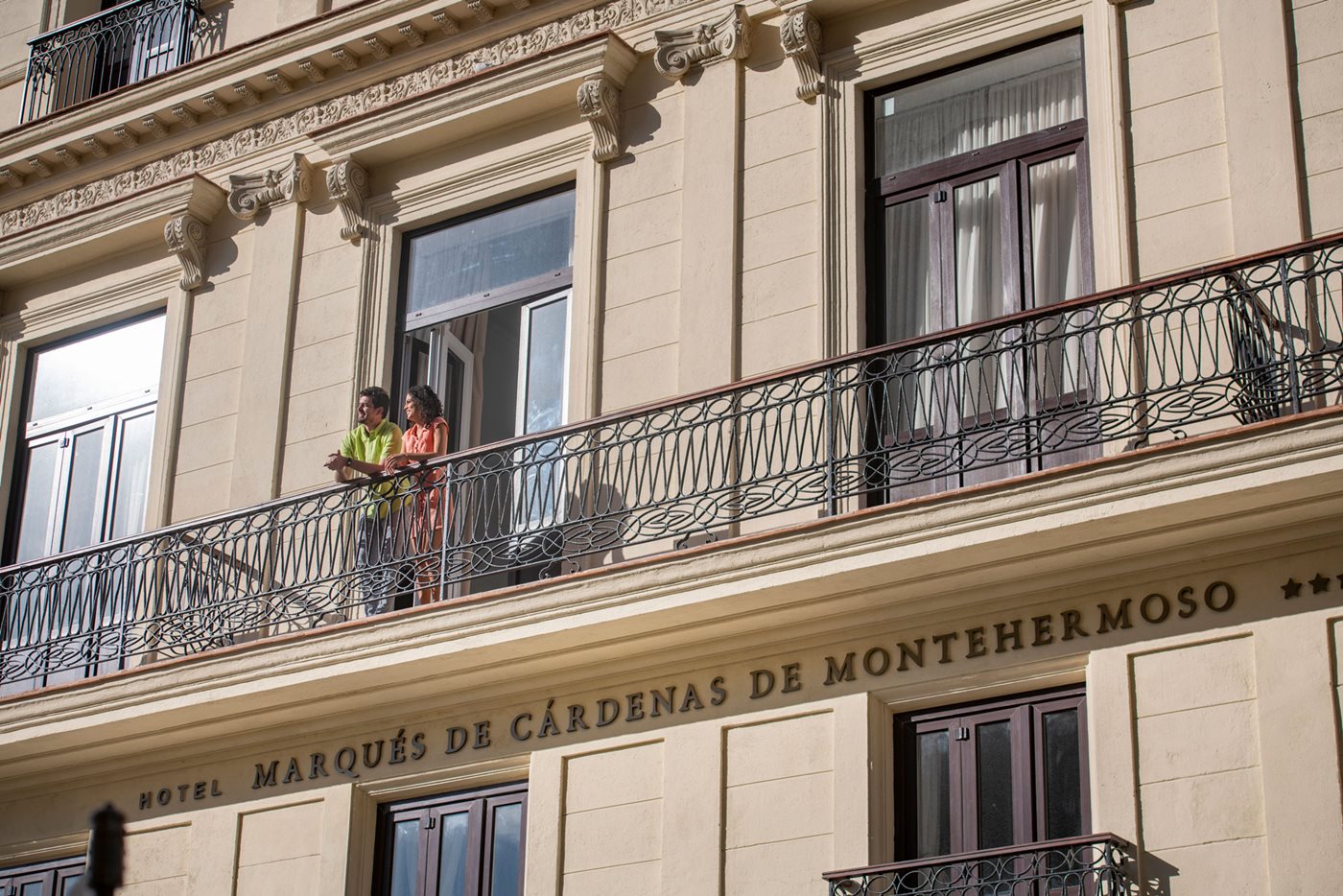 Façade de l'hôtel, Marqués De Cárdenas Montehermoso, La Havane