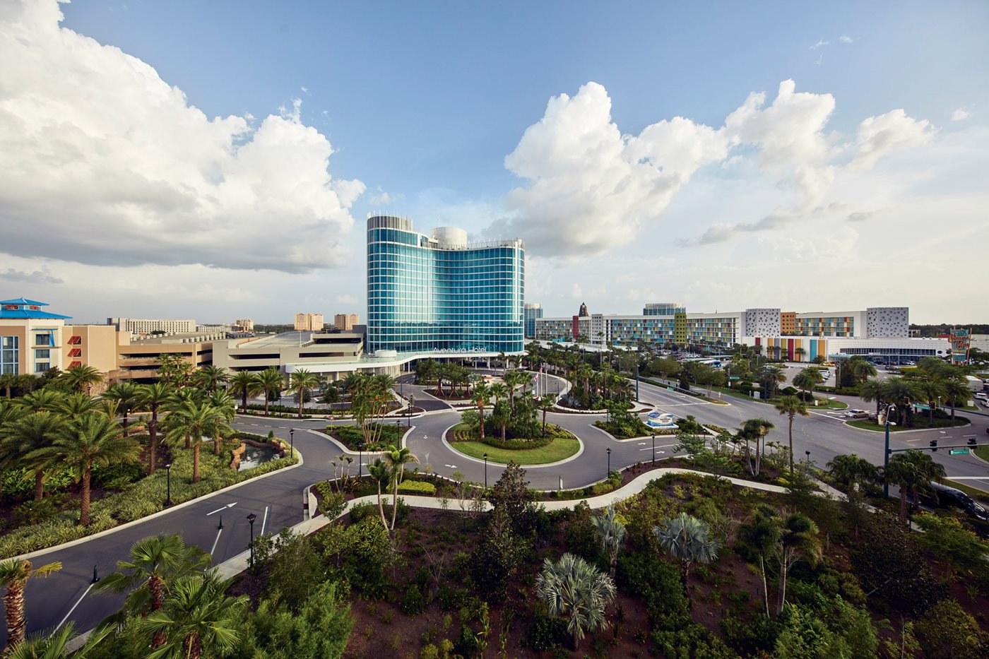 Vue aérienne, Universal's Aventura Hotel, Orlando