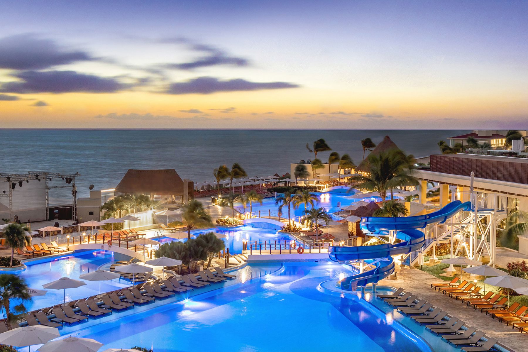 Aerial, Moon Palace Nizuc, Riviera Maya