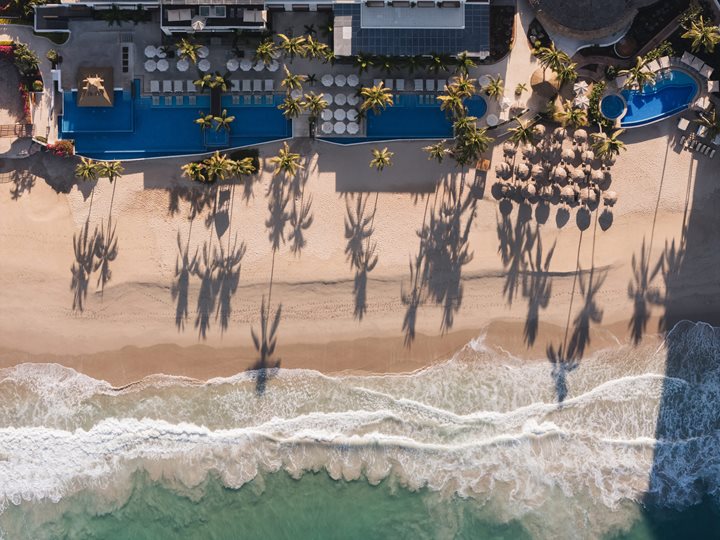 Aerial view, Hyatt Ziva Puerto Vallarta