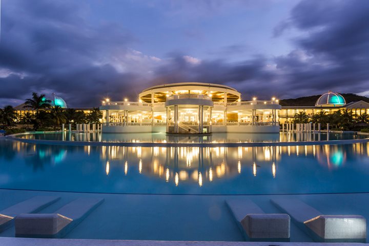 Pool and resort at night, Grand Palladium Lady Hamilton Resort & Spa, Lucea