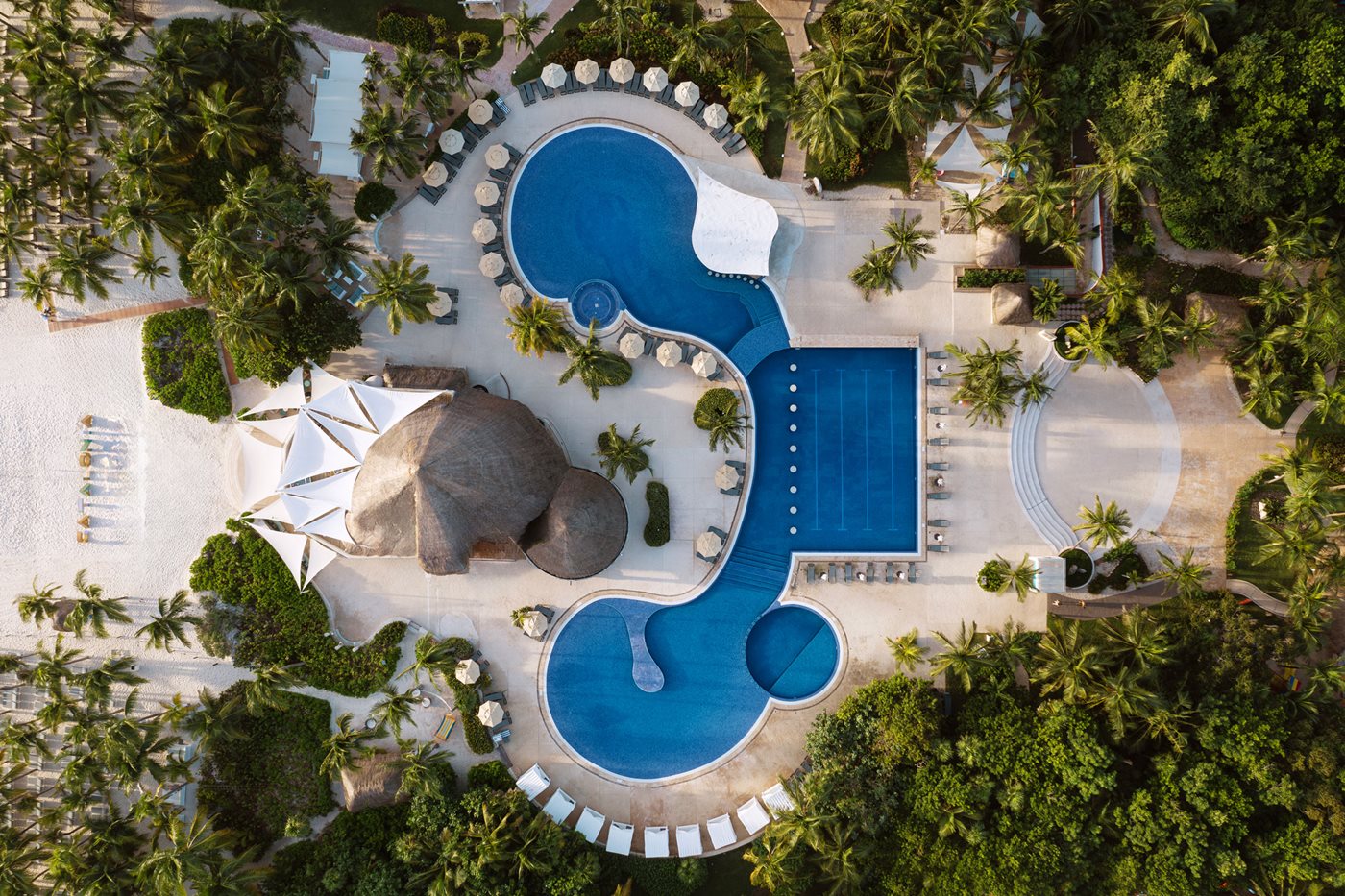 Aerial, Catalonia Playa Maroma, Riviera Maya