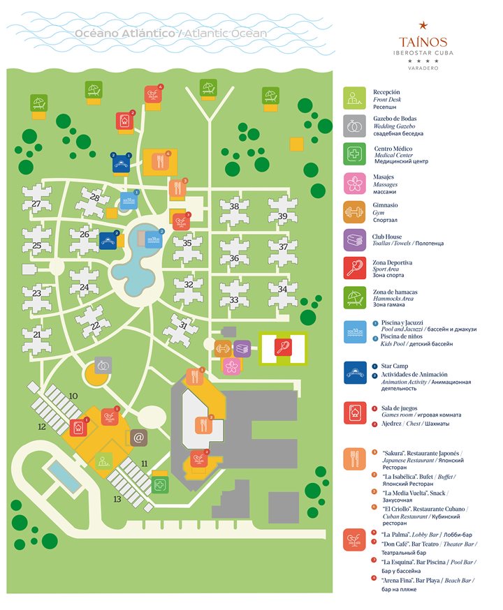 Iberostar Origin Tainos - Plan de l'hôtel
