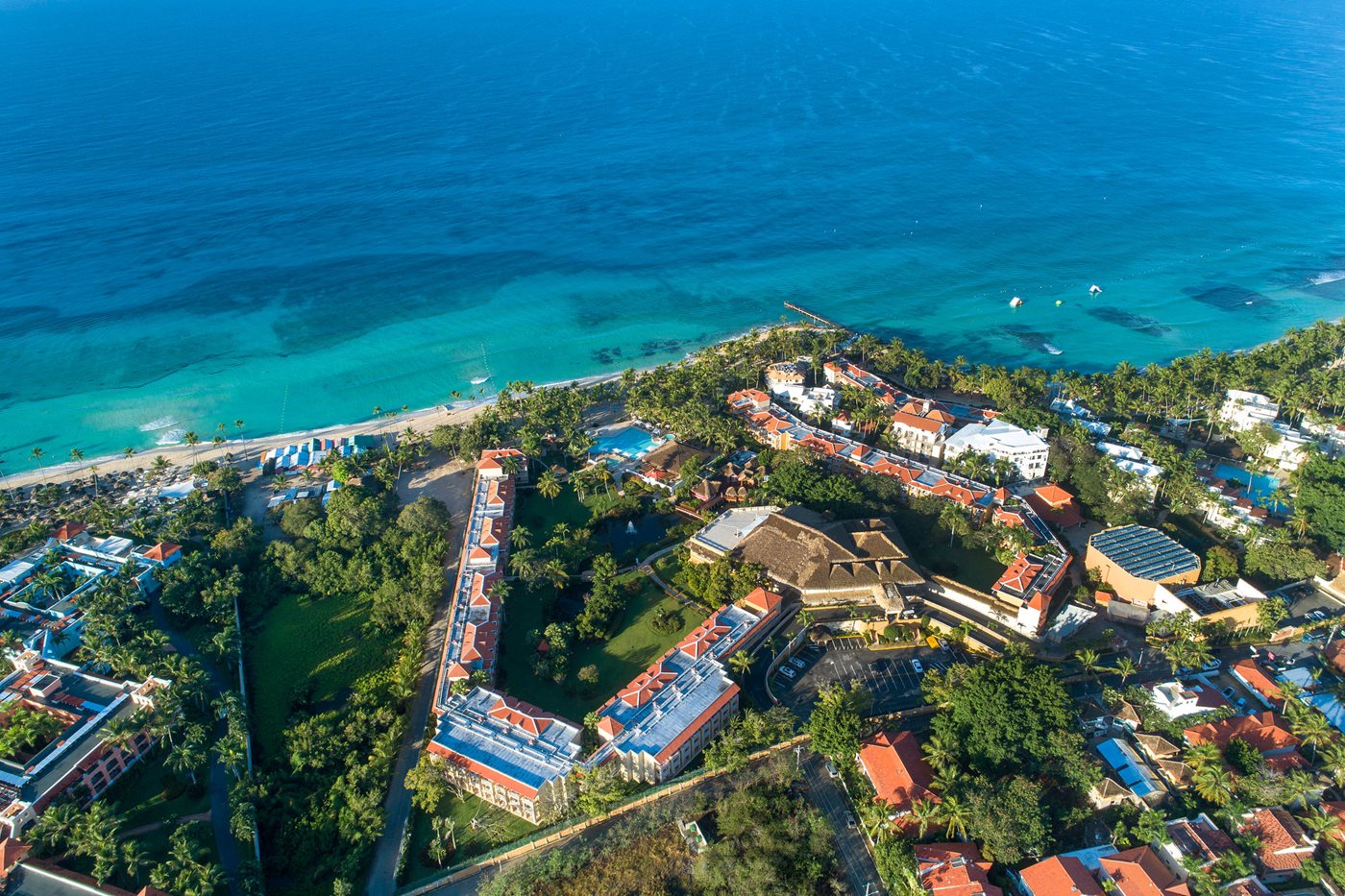 Aerial, Viva Dominicus Palace by Wyndham, La Romana