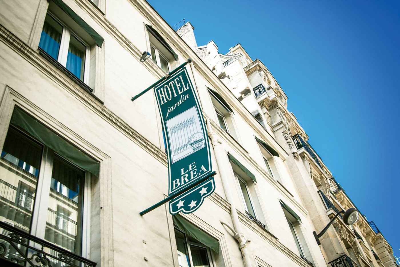 Hotel Facade, Hôtel Jardin le Bréa, Paris