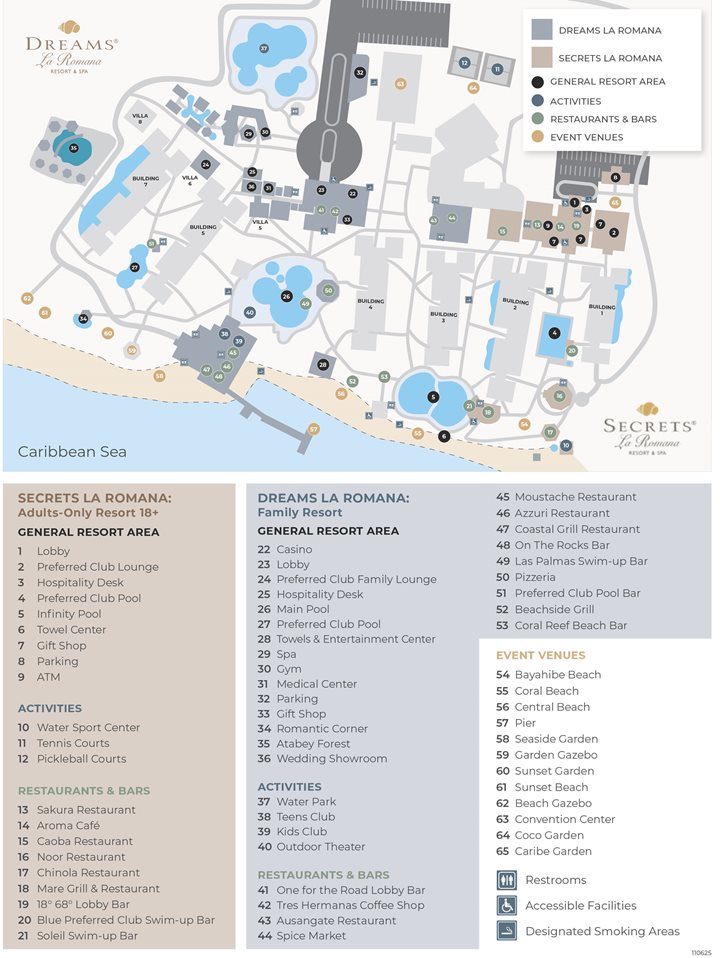 Dreams La Romana Resort & Spa - Hotel plan