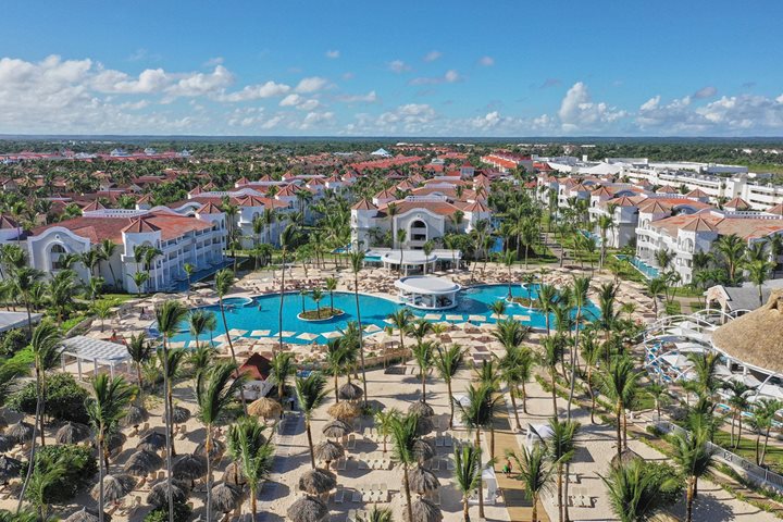 Vue aérienne de l'hôtel, Bahia Principe Luxury Ambar, Punta Cana