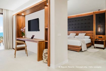 Club Famille suite avec accès piscine, Majestic Mirage Costa Mujeres