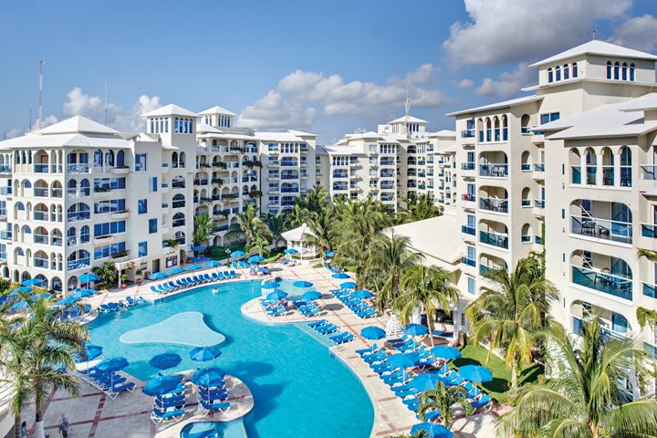 Vue aérienne, Occidental Costa Cancun